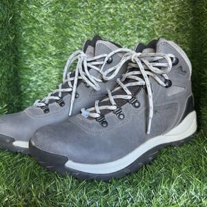 Columbia Women's Newton Ridge Plus Waterproof 1424692052 Grey Sz 9 Ankle Boots